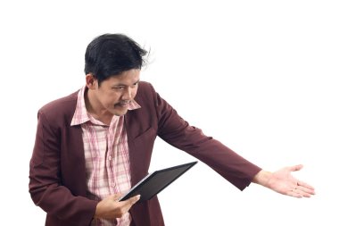 çok welcomimg lütfen oturun gösterilen işadamı işareti eller