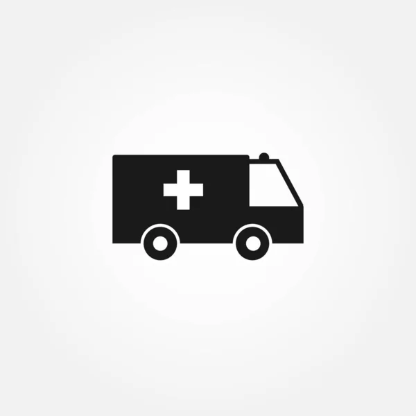 Ambulanza Auto Icona Illustrazione Vettoriale — Vettoriale Stock