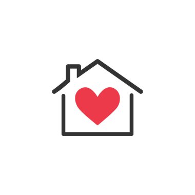 Evde kal, güvende kal. Coronavirus salgını (covid-19). Virüs önleme kampanyası. Vektör illüstrasyonu.