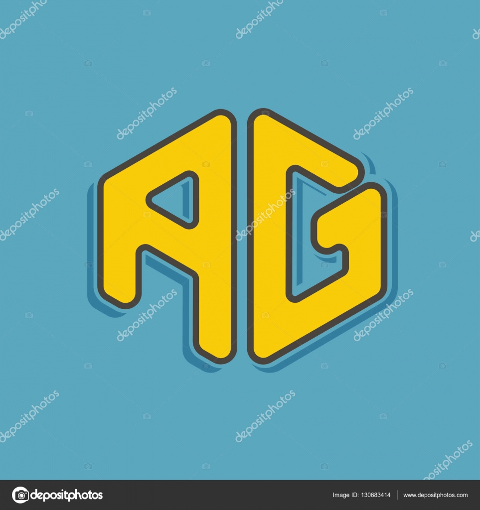 Sebuah huruf G monogram di latar belakang untuk desain identitas bisnis