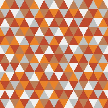 Üçgen desen retro ve moda kavramı sorunsuz arka plan ile vektör çizim