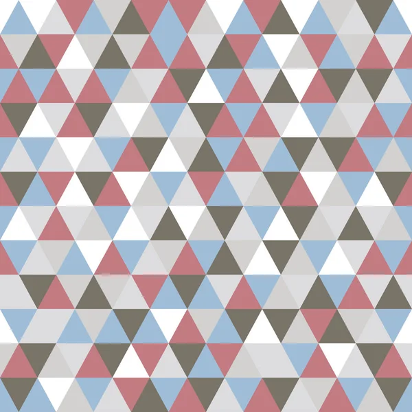 Triangel mönster med retro och mode koncept sömlös bakgrund, vektorillustration — Stock vektor