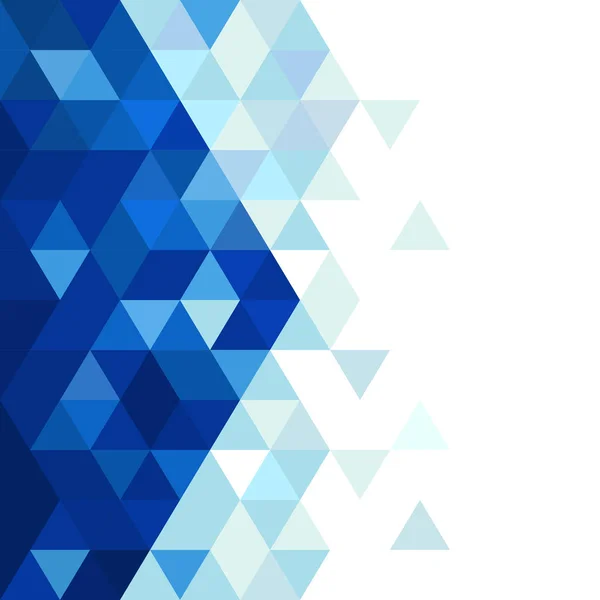 Abstract blauw driehoekje moderne sjabloon voor bedrijfs- of technologie presentatie en ruimte voor tekst, vectorillustratie — Stockvector