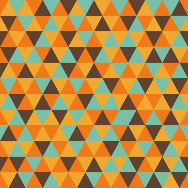 Üçgen desen retro ve moda kavramı sorunsuz arka plan ile vektör çizim