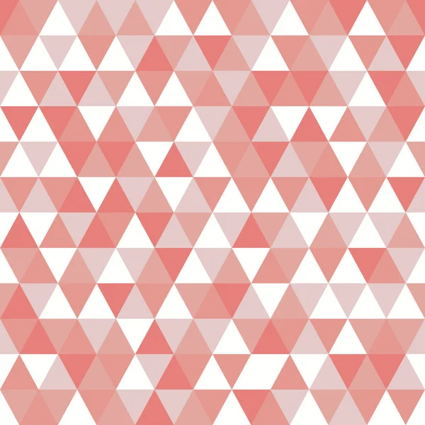 レトロとファッション概念のシームレスな背景、ベクトル図で三角形のパターン — ストックベクタ