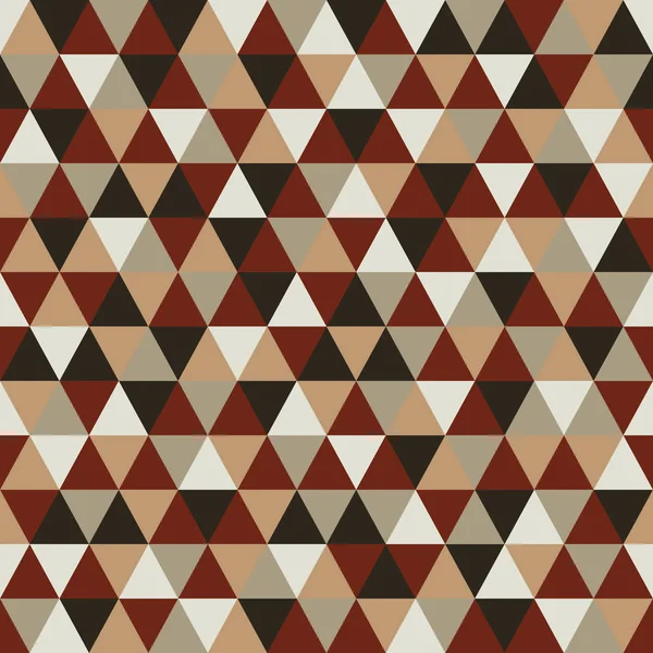 Driehoek patroon met retro en mode concept naadloze achtergrond, vectorillustratie — Stockvector