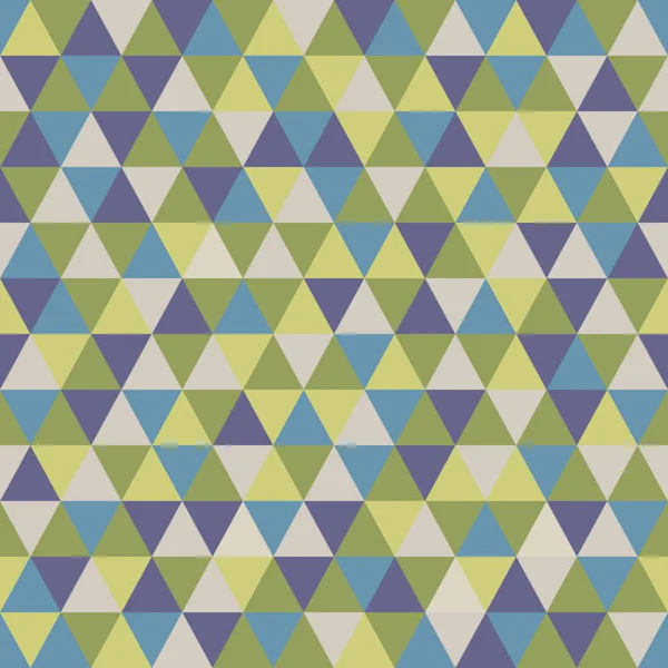 Driehoek patroon met retro en mode concept naadloze achtergrond, vectorillustratie — Stockvector