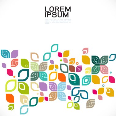 renkli desen ve çeşitli grafik dekorasyon çiçek ve çağdaş Tay Sanat desen kavramı, vektör çizim ile