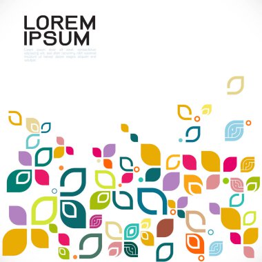 renkli desen ve çeşitli grafik dekorasyon çiçek ve çağdaş Tay Sanat desen kavramı, vektör çizim ile