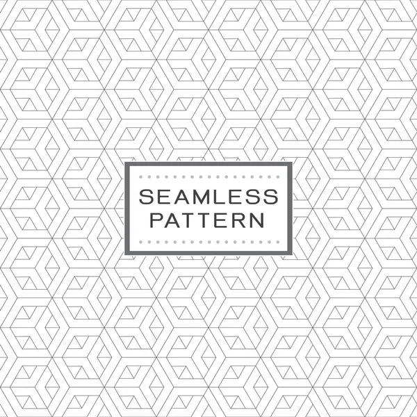 Seamless pattern with simple line geometric concept. Endless pattern on background, vector illustration — Stock Vector