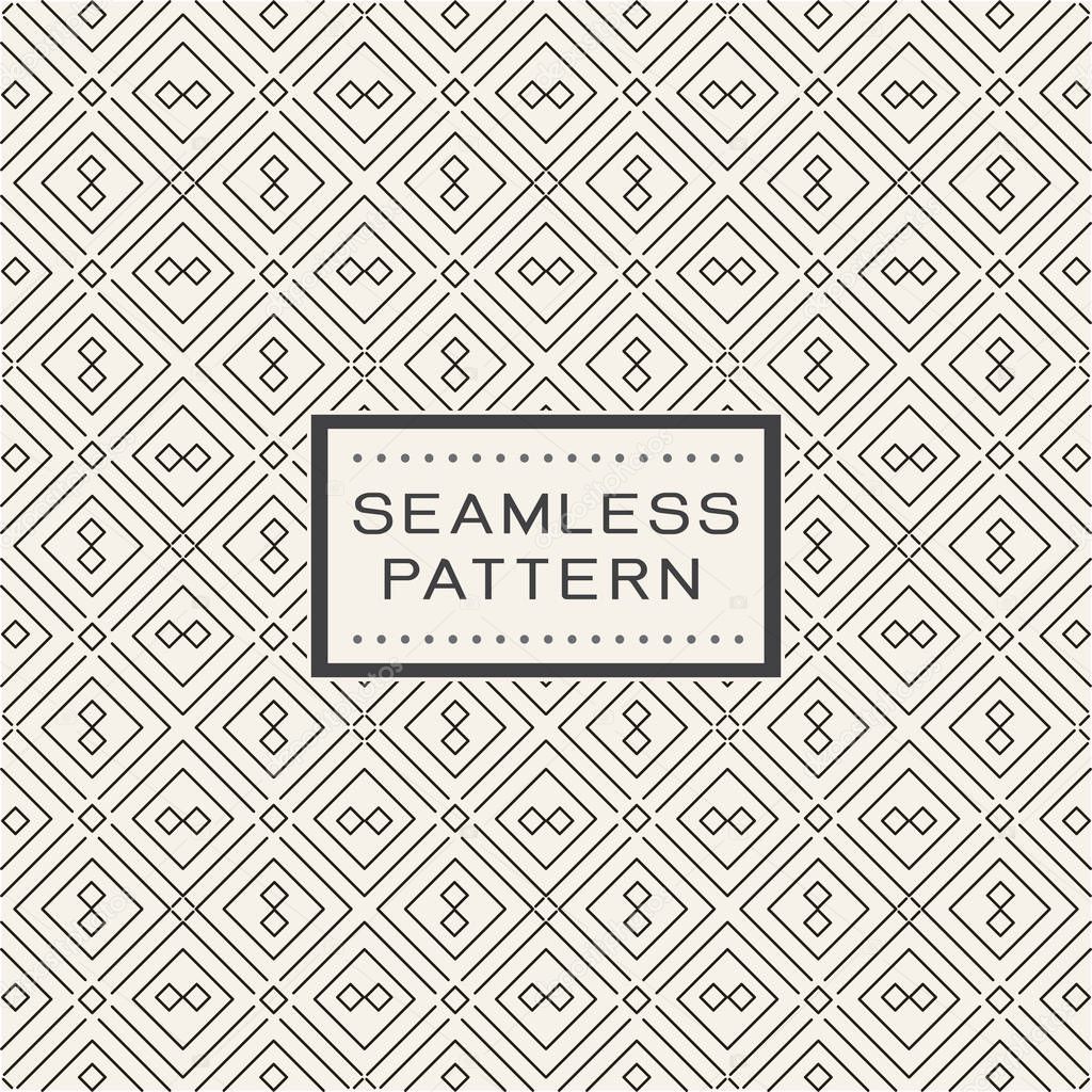 seamless pattern with abstract shape and simple geometric concept. 
