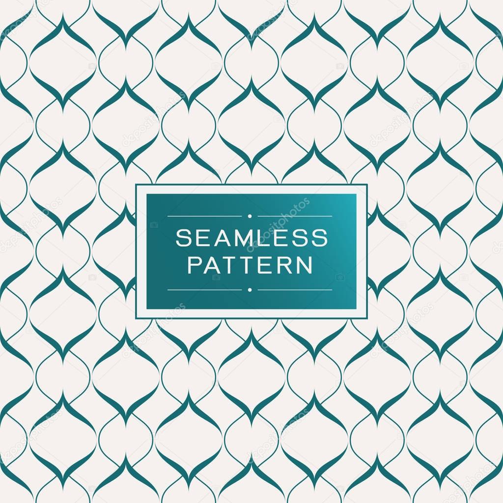 Seamless pattern with simple line and shape geometric concept. E