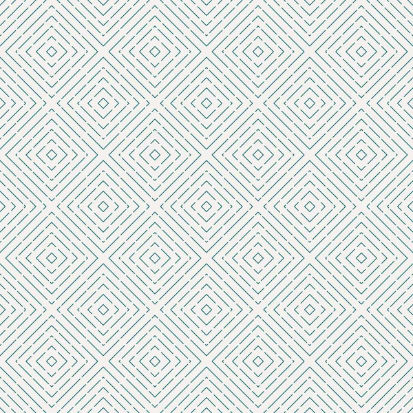Vektor nahtlose Muster und moderne stilvolle Textur. sich wiederholender geometrischer Gitterhintergrund mit linear gestrichelten Linien quadratisch. — Stockvektor