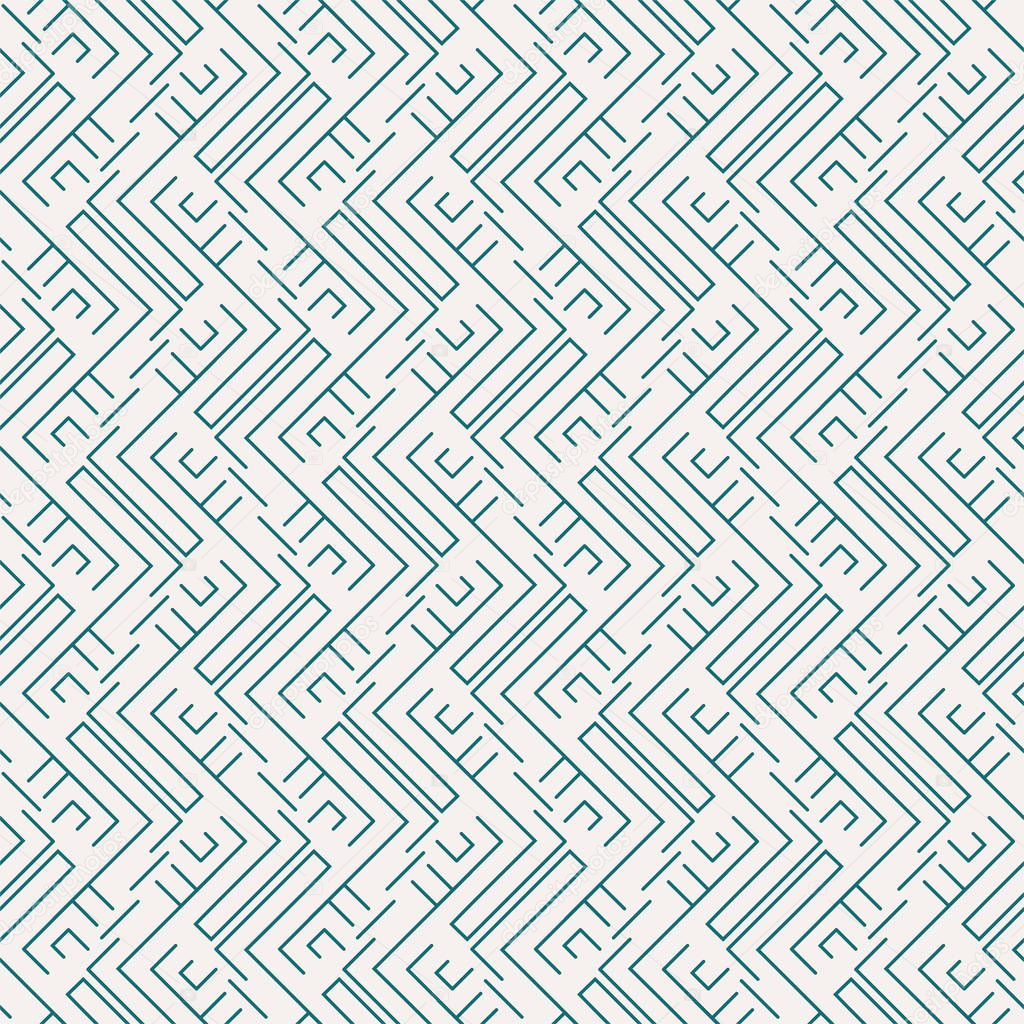 Vector seamless pattern and stylish texture. Repeating geometric