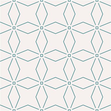 Vektör Dikişsiz desen ve modern şık doku. Çiçek desenli soyut geometrik taşlarla yinelenen. 