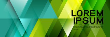 Çağdaş tarzda renkli tekrarlayan üçgenler gradyan geometrik. Soyut geometrik yatay şablon ve modern stil dokusu. Vektör illüstrasyonu