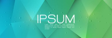 Çağdaş geometrik tarzda renkli eğimli üçgenler. Soyut geometrik yatay şablon ve modern stil dokusu. Vektör illüstrasyonu