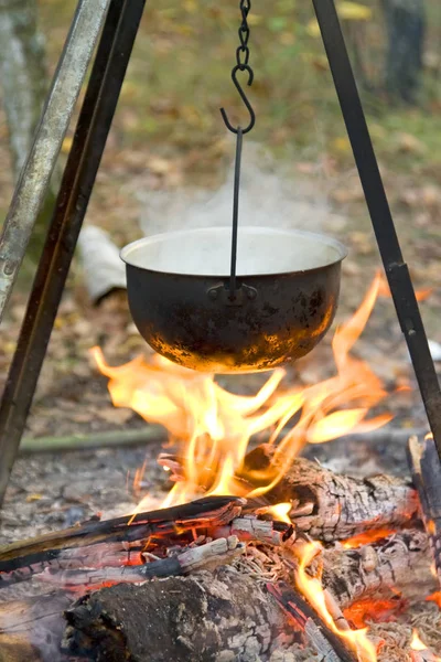 Lägergryta — Stockfoto