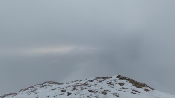 ペトロス山 カルパティア ウクライナからのガヴラの眺め — ストック動画