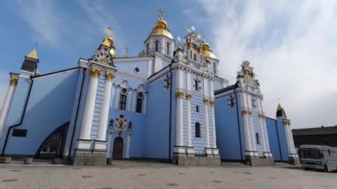 Ukrayna, Kyiv 'deki St. Michael' s Altın Kubbe Manastırı. 