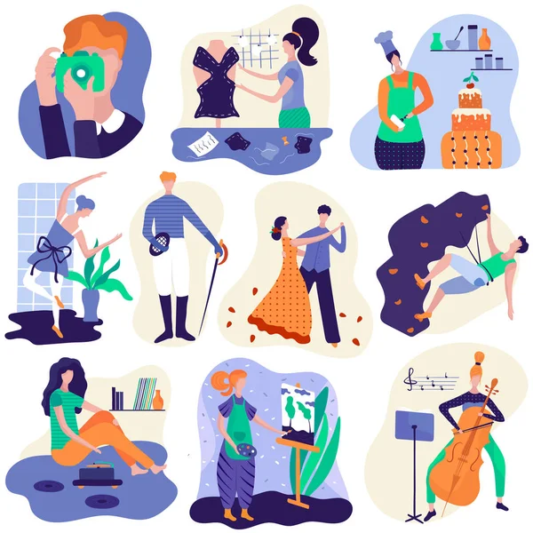 Hobbies cartoon Vector Art Stock Images | Depositphotos Hobbies cartoon Vector Art Stock Images | Depositphotos