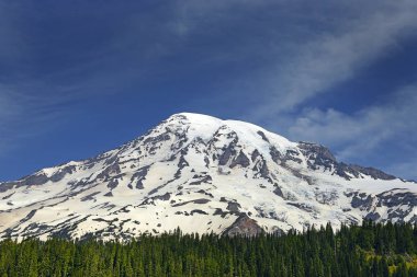 Rainier Dağı 'na bak, Washington, Usa