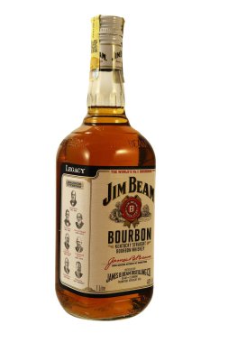 Jim Beam viski, siyah arka plan. Jim Beam 'in sahibi Beam Global Ruhlar ve şaraptır ve 1795' ten beri Clermont, Kentucky Usa 'da ilkel editoryal olarak kullanılmaktadır.