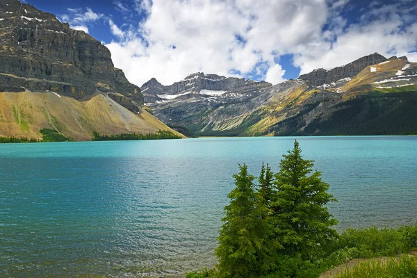 Bow Lake Banff National Park Alberta Canada Nationaal Park Banff — Stockfoto