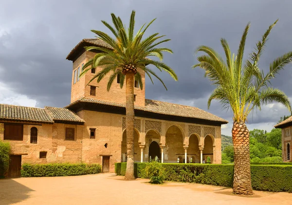 Partalpalatset Palacio Del Partal Alhambra Granada Andalusien Spanien Unescos Världsarv — Stockfoto