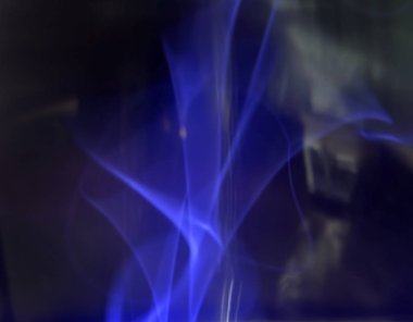 Mavi alev - plazma, soyut arkaplan olarak