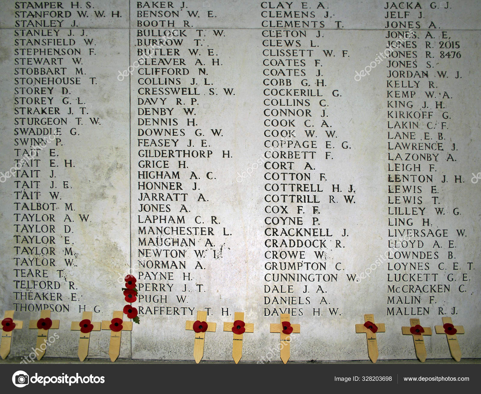 Names War Victims Wall Menin Gate Memorial World War Memorial Stock Editorial Photo C Pecold