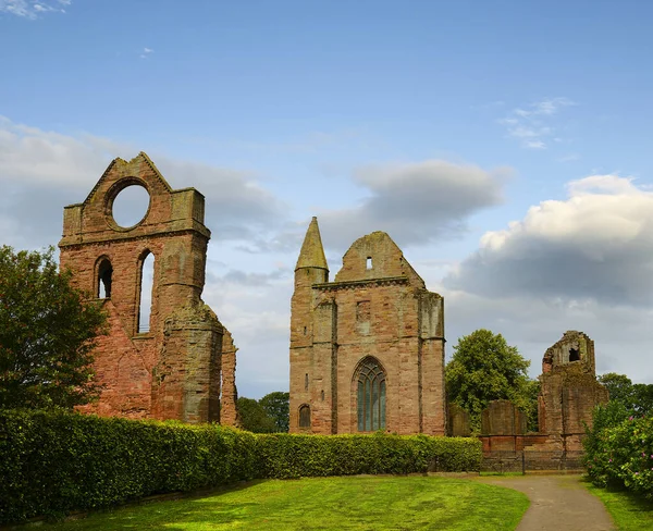 Arbroath Abbey Schotse Stad Arbroath Werd 1178 Gesticht Door Koning — Stockfoto