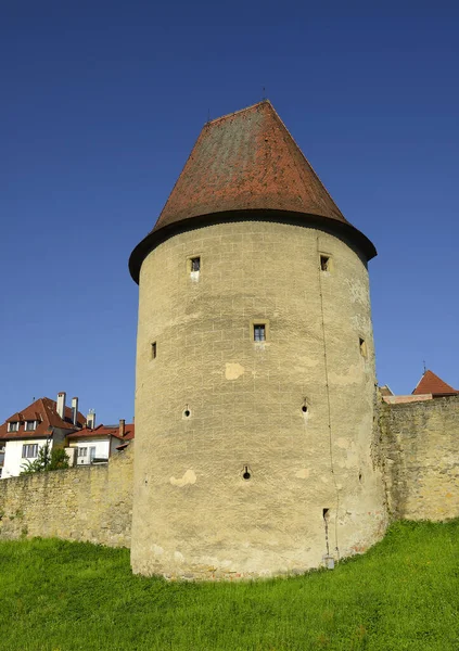 Bardejov Stadt Mittelalterliche Festungsmauer Die Stadt Ist Eine Der Unesco — Stockfoto