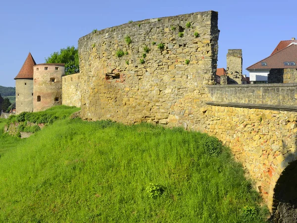 Bardejov Cidade Muralha Fortaleza Medieval Cidade Dos Patrimônios Mundiais Unesco — Fotografia de Stock