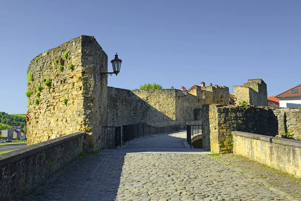Bardejov Città Medievale Muro Della Fortezza Città Uno Dei Siti — Foto Stock