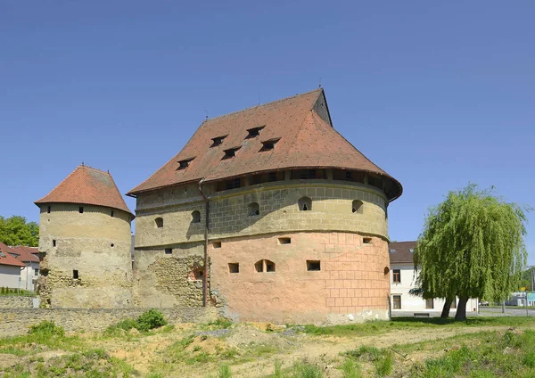 Bardejov Stad Medeltida Fästning Vägg Staden Ett Unescos Världsarv Slovakien — Stockfoto