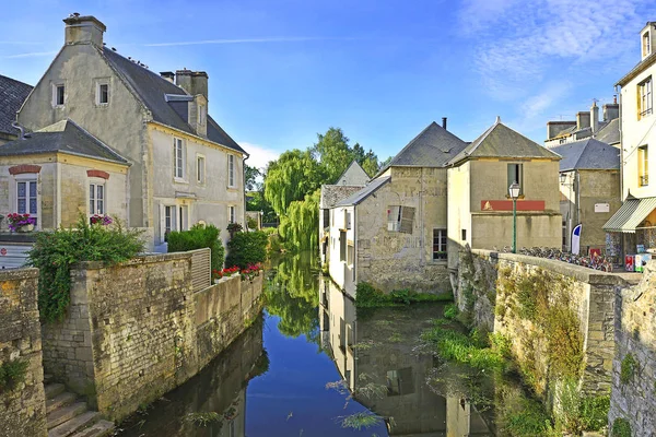 Der Damm Der Stadt Bayeux Normandie Frankreich — Stockfoto