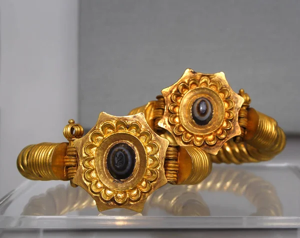 Berlin Deutschland Ausstellung Altes Museum Römischer Schmuck Vom Bis Jahrhundert — Stockfoto