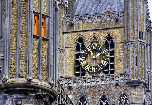 Câmara Municipal Situada Centro Cidade Belga Ieper Ypres Bélgica — Fotografia de Stock