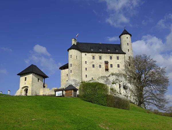 Castillo Real Bobolice Cerca Cracovia Fue Construido Durante Reinado Kazimierz —  Fotos de Stock