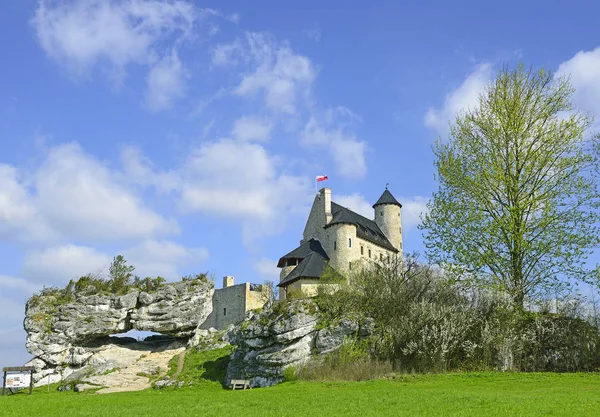 Die Königliche Burg Bobolice Bei Krakau Wurde Der Zweiten Hälfte — Stockfoto