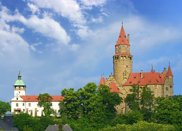 Bouzov Замок Чехії — стокове фото