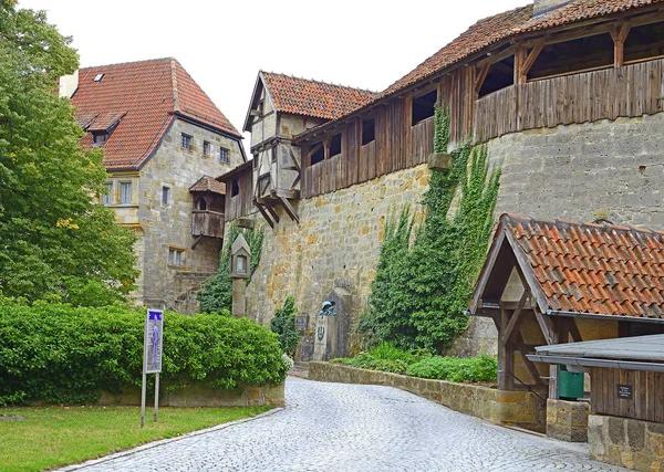 Cour Château Cobourg Forteresse Cobourg Veste Coburg Bavière Est Une — Photo