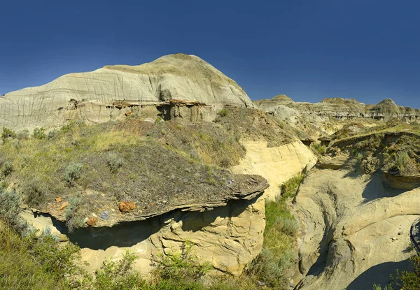 Badlands Dinosaurie Provincial Park Alberta Kanada Unescos Världsarv — Stockfoto