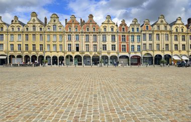 Arras, France - Heroes Square in Arras. Arras is the capital of the Pas-de-Calais department in northern France. The historic centre of the Artois region. clipart