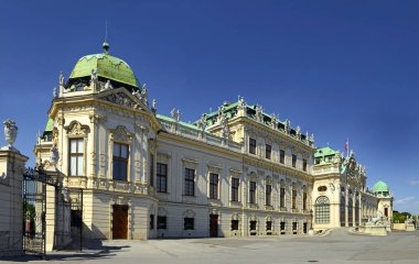 Viyana, Avusturya, Yukarı Belvedere Sarayı Viyana Unesco Dünya Mirası Bölgesi