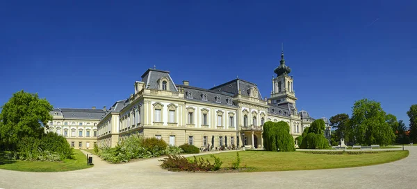 Park Und Schloss Keszthely Keszthely Ist Eine Stadt Westlichen Ende — Stockfoto