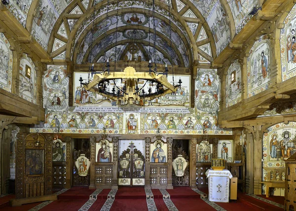 Barsanas Träkloster Klostret Barsana Viktigaste Sevärdheterna Maramures Området Rumänien — Stockfoto