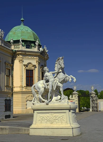 Wiedeń Austria Pałac Górnego Belwederu Wiedeń Jest Wpisany Listę Światowego — Zdjęcie stockowe