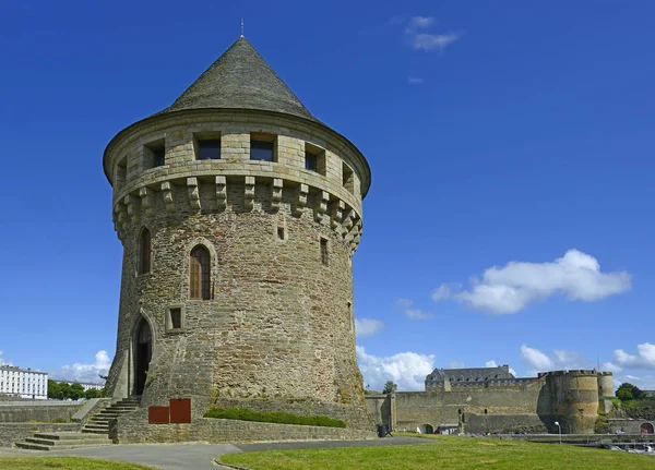 Tour Tanguy Old Castle City Brest Finistere Brittany França — Fotografia de Stock